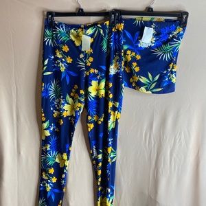 2 Piece Floral Set